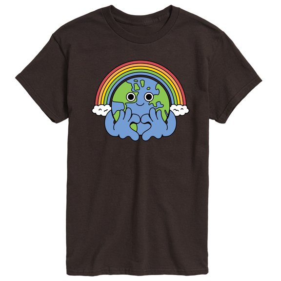 Instant Message - Earth Pride Men's Short Sleeve Graphic T-Shirt
