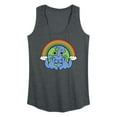 thumbnail image 1 of Instant Message - Earth Pride - LGBT Pride Ally - Women's Racerback Tank Top, 1 of 6