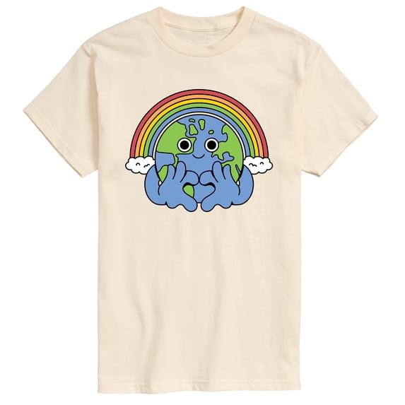 Instant Message - Earth Pride - Men's Short Sleeve Graphic T-Shirt