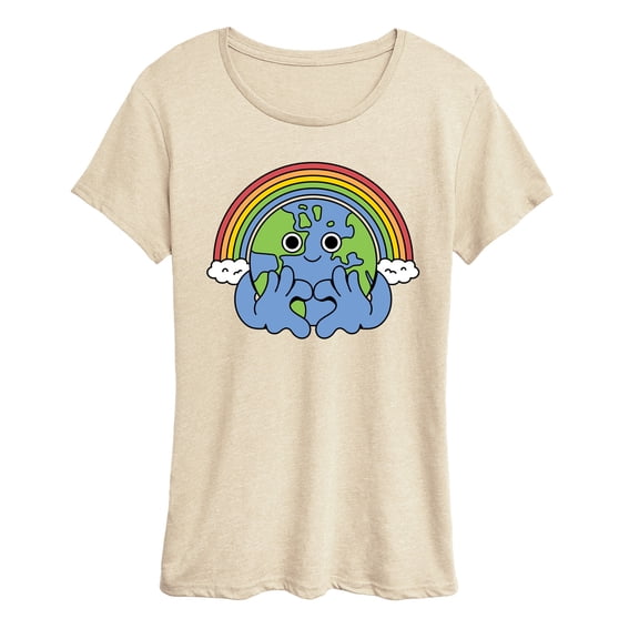 Instant Message - Earth Pride - Women's Short Sleeve Graphic T-Shirt