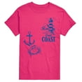 thumbnail image 1 of Instant Message - East Coast - Men's Short Sleeve Graphic T-Shirt, 1 of 4