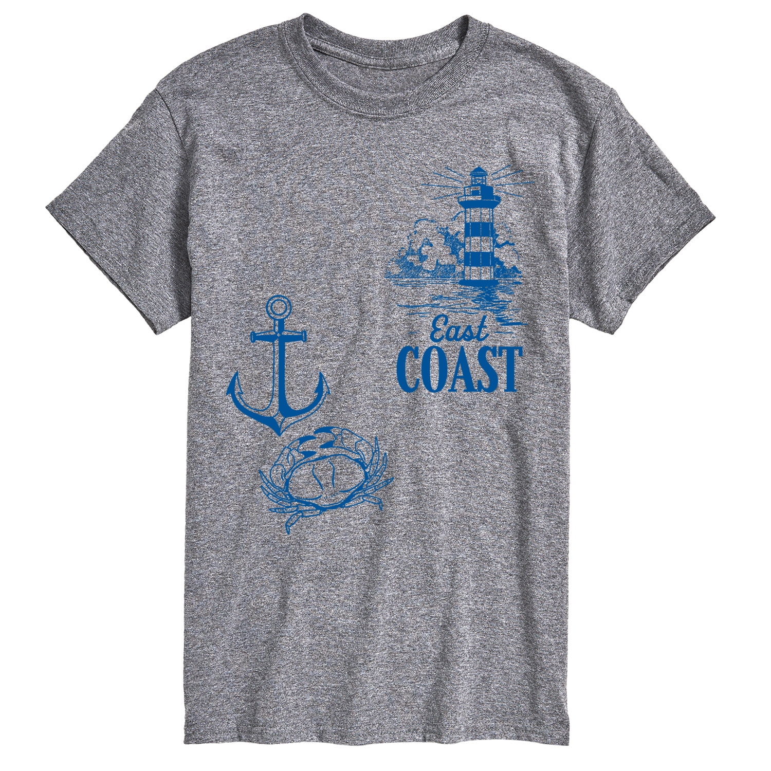 Instant Message - East Coast - Men's Short Sleeve Graphic T-Shirt ...