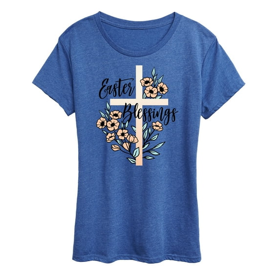Instant Message - Easter Blessings - Women's Short Sleeve Graphic T-Shirt