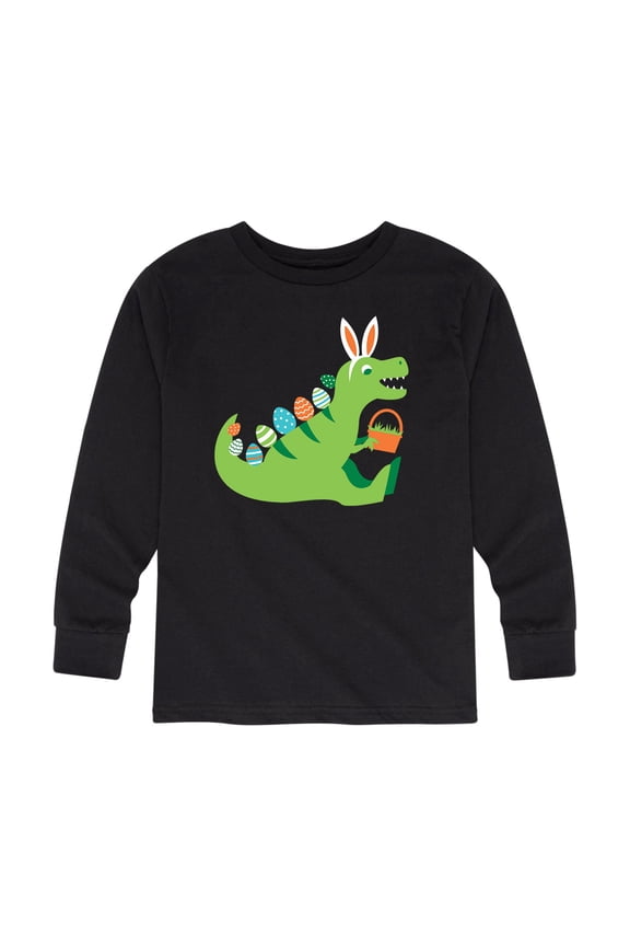 - Easter Dinosaur - Youth Long Sleeve Tee
