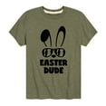 thumbnail image 1 of Instant Message - Easter Dude Bunny - Toddler And Youth Short Sleeve Graphic T-Shirt, 1 of 6