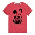 thumbnail image 1 of Instant Message - Easter Dude Bunny - Toddler And Youth Short Sleeve Graphic T-Shirt, 1 of 6