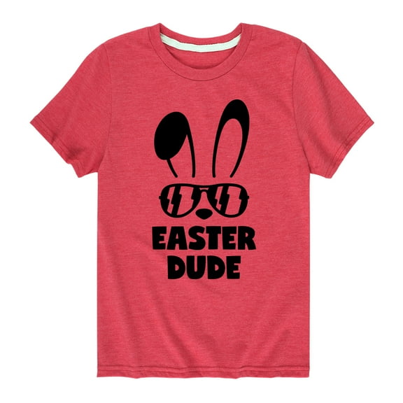 Instant Message - Easter Dude Bunny - Toddler And Youth Short Sleeve Graphic T-Shirt