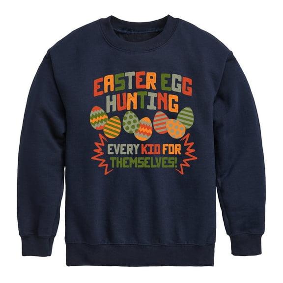 Instant Message - Easter Egg Every Kid - Toddler & Youth Crewneck Fleece Sweatshirt