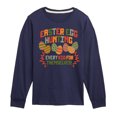 thumbnail image 1 of Instant Message - Easter Egg Every Kid - Toddler & Youth Long Sleeve Graphic T-Shirt, 1 of 6