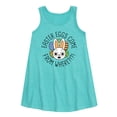 thumbnail image 1 of Instant Message - Easter Eggs Come From Where - Toddler & Youth Girls A-line Dress, 1 of 5