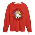 thumbnail image 1 of Instant Message - Easter Eggs Come From Where - Toddler & Youth Long Sleeve Graphic T-Shirt, 1 of 6