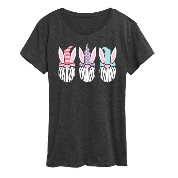 Instant Message - Easter Gnome Faces Short Sleeve Graphic T-Shirt