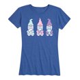 thumbnail image 1 of Instant Message - Easter Gnomes - Women's Short Sleeve Graphic T-shirt, 1 of 5
