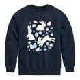 thumbnail image 1 of Instant Message - Easter Scene - Toddler & Youth Crewneck Fleece Sweatshirt, 1 of 6