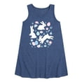 thumbnail image 1 of Instant Message - Easter Scene - Toddler & Youth Girls A-line Dress, 1 of 6