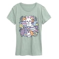 thumbnail image 1 of Instant Message - Easter Sticker Collage - Women's Short Sleeve Graphic T-Shirt, 1 of 4