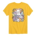 thumbnail image 1 of Instant Message - Easter Sticker Collage - Youth Boys Short Sleeve Graphic T-Shirt, 1 of 5