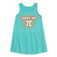thumbnail image 1 of Instant Message - Easy As Pi - Toddler & Youth Girls A-line Dress, 1 of 5