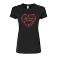 thumbnail image 1 of Instant Message - Eat Cake Heart - Juniors Fitted Graphic T-Shirt, 1 of 5