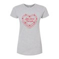 thumbnail image 1 of Instant Message - Eat Cake Heart - Juniors Fitted Graphic T-Shirt, 1 of 5