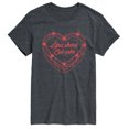 thumbnail image 1 of Instant Message - Eat Cake Heart - Men's Short Sleeve Graphic T-Shirt, 1 of 5