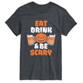 thumbnail image 1 of Instant Message - Eat Drink Be Scary Short Sleeve Graphic T-Shirt, 1 of 5