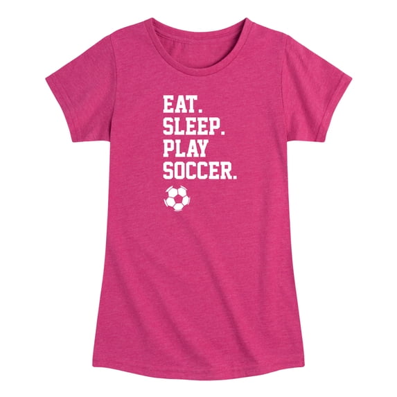 Instant Message - Eat Sleep Play Soccer Toddler Short Sleeve Graphic T-Shirt