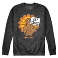 thumbnail image 1 of Instant Message - Eat Tacos Turkey - Men's Crew Neck Fleece Pull Over, 1 of 5
