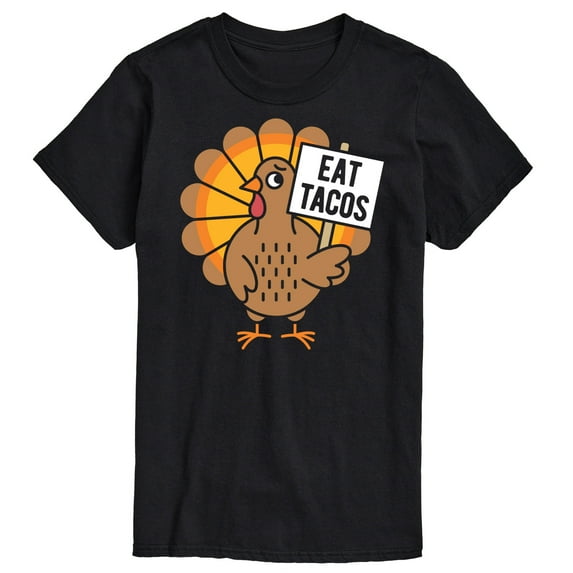 Instant Message - Eat Tacos Turkey - Men's Short Sleeve Graphic T-Shirt