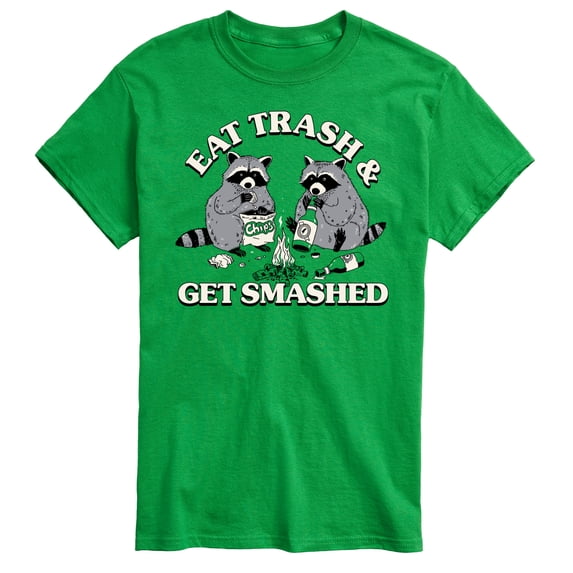 Instant Message - Eat Trash Get Smashed - Men's Short Sleeve Graphic T-Shirt