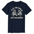 thumbnail image 1 of Instant Message - Eat Trash Get Smashed - Men's Short Sleeve Graphic T-Shirt, 1 of 6