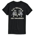 thumbnail image 1 of Instant Message - Eat Trash Get Smashed - Men's Short Sleeve Graphic T-Shirt, 1 of 6