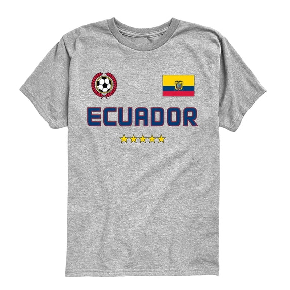 Instant Message - Ecuador Soccer Short Sleeve Graphic T-Shirt