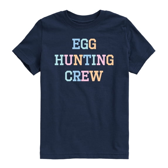 Instant Message - Egg Hunting Crew Short Sleeve Graphic T-Shirt