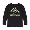 thumbnail image 1 of Instant Message - Eggasaurus - Kids Long Sleeve Tee, 1 of 6