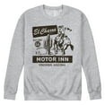 thumbnail image 1 of Instant Message - El Charro Motor Inn - Men's Crew Neck Fleece Pullover, 1 of 6