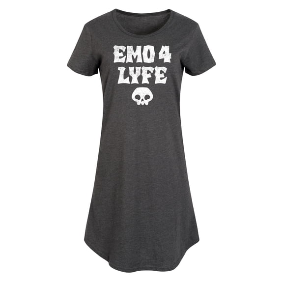 Instant Message - Emo 4 Lyfe Women's Graphic T-shirt Dress