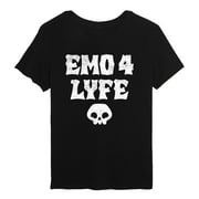 Instant Message - Emo 4 Lyfe  - Women's Fitted Graphic T-Shirt