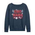thumbnail image 1 of Instant Message - Emo Mama  - Women's Lightweight French Terry Long Sleeve Shirt, 1 of 6