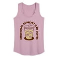 thumbnail image 1 of Instant Message - Emotional Support Iced Coffee - Women's Racerback Tank Top, 1 of 6