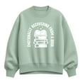 thumbnail image 1 of Instant Message - Emotionally Recovering From Book Oversized Fleece Crew Sweatshirt, 1 of 4