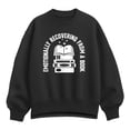 thumbnail image 1 of Instant Message - Emotionally Recovering From Book Oversized Fleece Crew Sweatshirt, 1 of 4