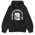 thumbnail image 1 of Instant Message - Emotionally Recovering From Book - Women's Oversized Fleece Hoodie Sweatshirt, 1 of 4