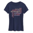 thumbnail image 1 of Instant Message - Empowering Words - Women's Short Sleeve Graphic T-Shirt, 1 of 5
