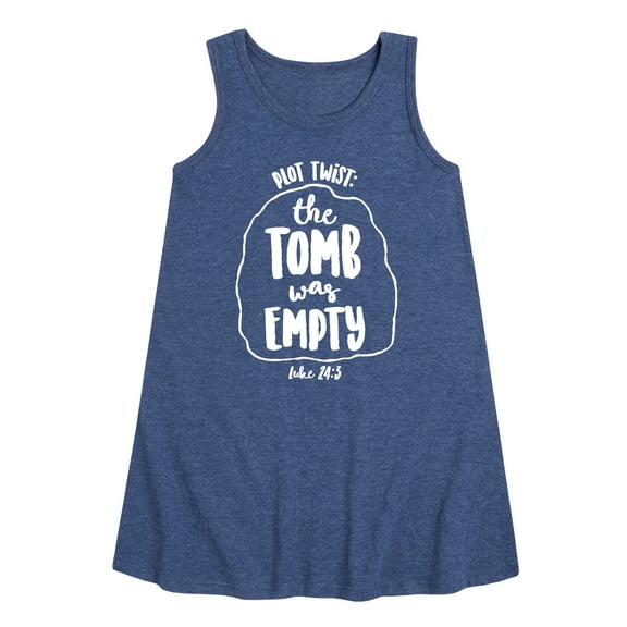 Instant Message - Empty Tomb Luke - Toddler & Youth Girls A-line Dress