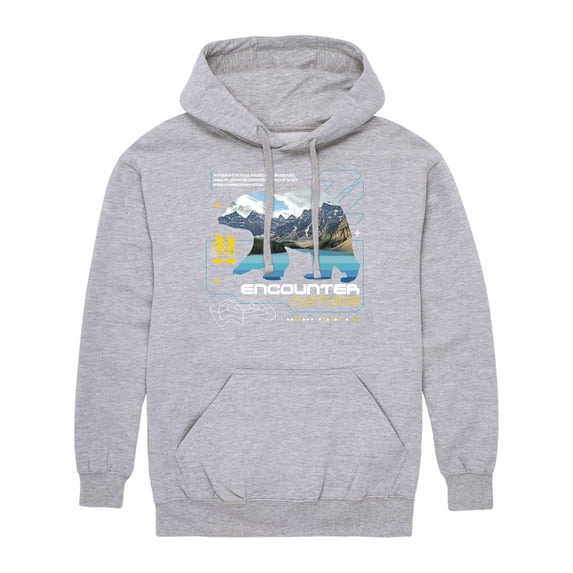 Instant Message - Encounter Nature - Men's Pullover Hooded Fleece Sweatshirt