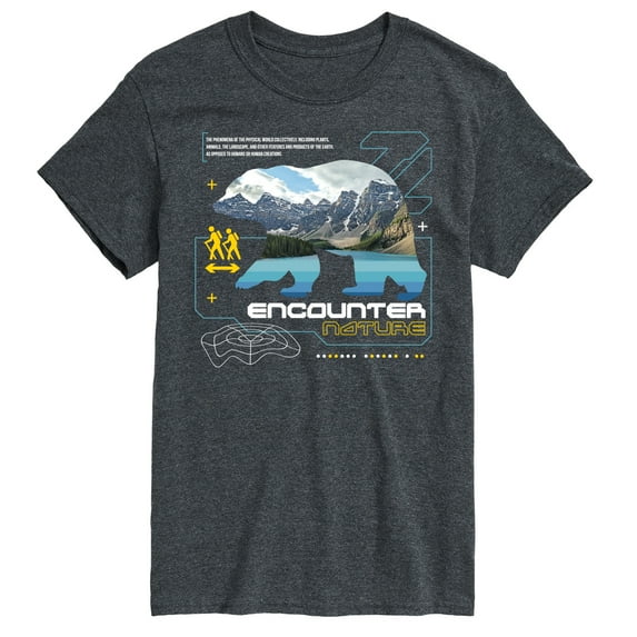 Instant Message - Encounter Nature - Men's Short Sleeve Graphic T-Shirt
