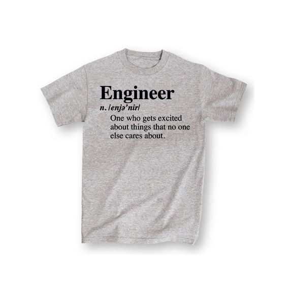 Instant Message - Engineer Definition - Men's Short Sleeve Graphic T-Shirt