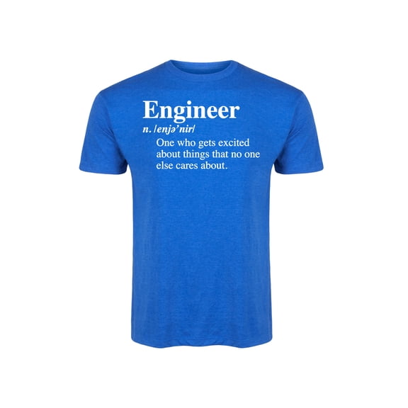 Instant Message - Engineer Definition White - Men's Short Sleeve Graphic T-Shirt