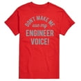 thumbnail image 1 of Instant Message - Engineer Voice - Men's Short Sleeve Graphic T-Shirt, 1 of 6